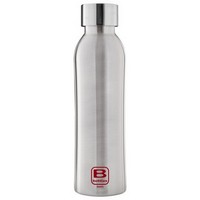 photo B Bottles Twin - Steel Brushed - 500 ml - Double wall thermal bottle in 18/10 stainless steel 1